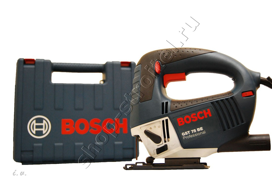 Увеличенная фотография Эл. лобзик Bosch GST 75 BE (650Вт) кейс 060158E000